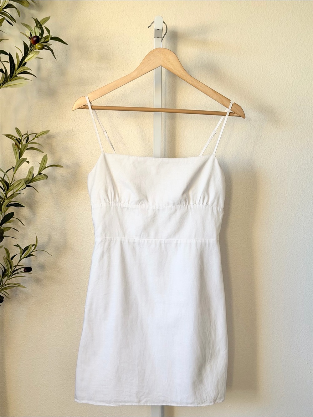 Aritzia Sunday Best Quaint Linen Organic Cotton Dress M - Picture 4 of 11